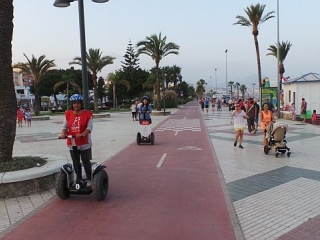 Segway por el paseo marítimo