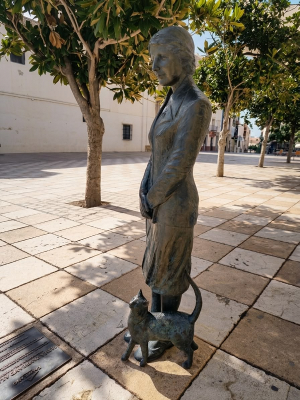 Escultura de María Zambrano